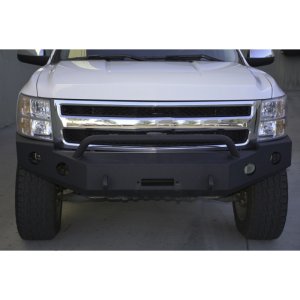 Chevrolet Silverado 1500 Bumper - Front - DV8 Offroad - Steel, 2 Stage Powder Coat Finish - Black Powdercoat - `07-`13